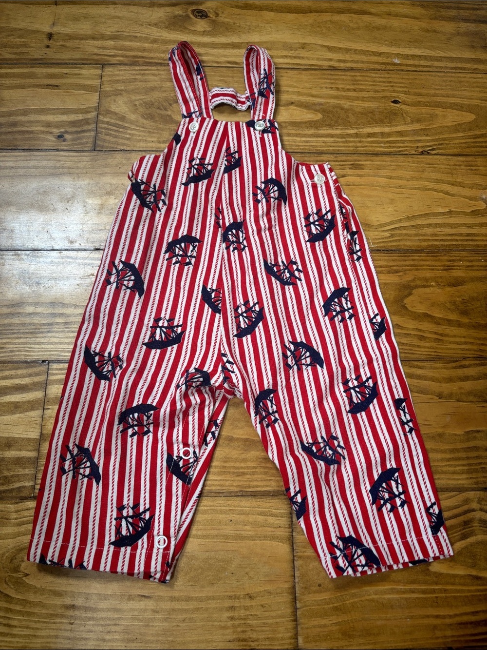 Health-tex Size 24 Months Nautical Overalls feat. Boats